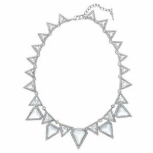 Glacial Edge Statement Necklace